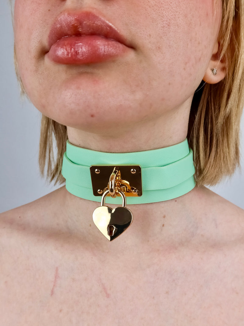 JASMINE HEART LOCKET CHOKER