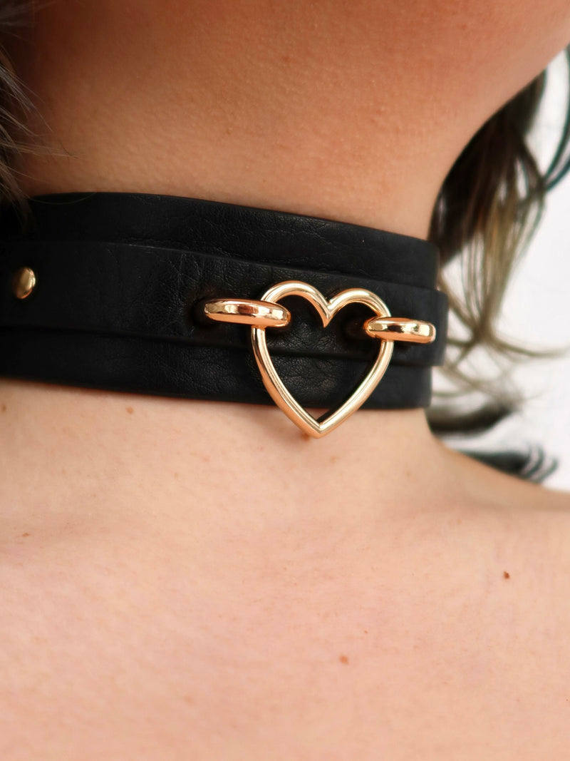 SIMONE HEART CHOKER - SMALL/MID