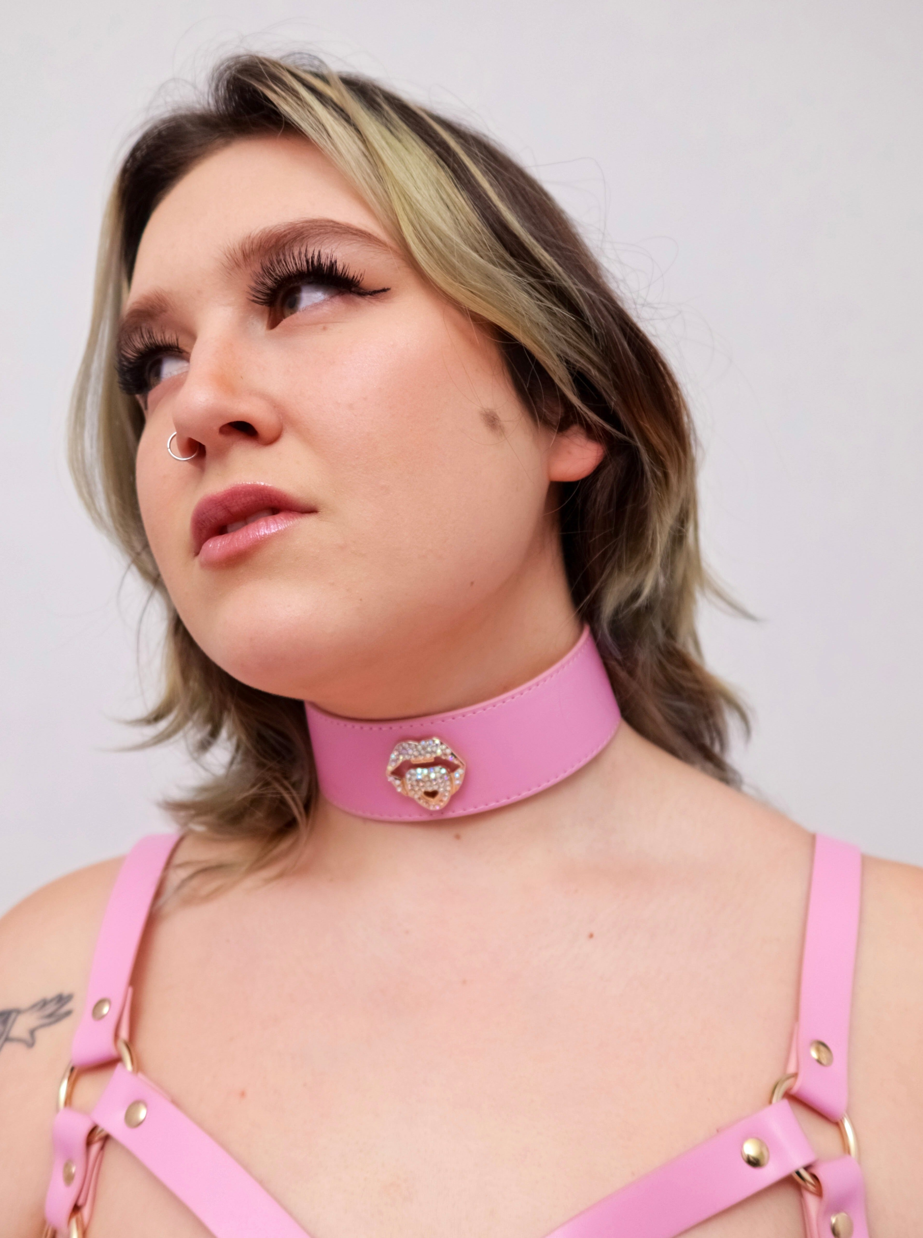 LOLA LOLLI WRAPS CHOKER - CANDY PINK - Lolli Wraps