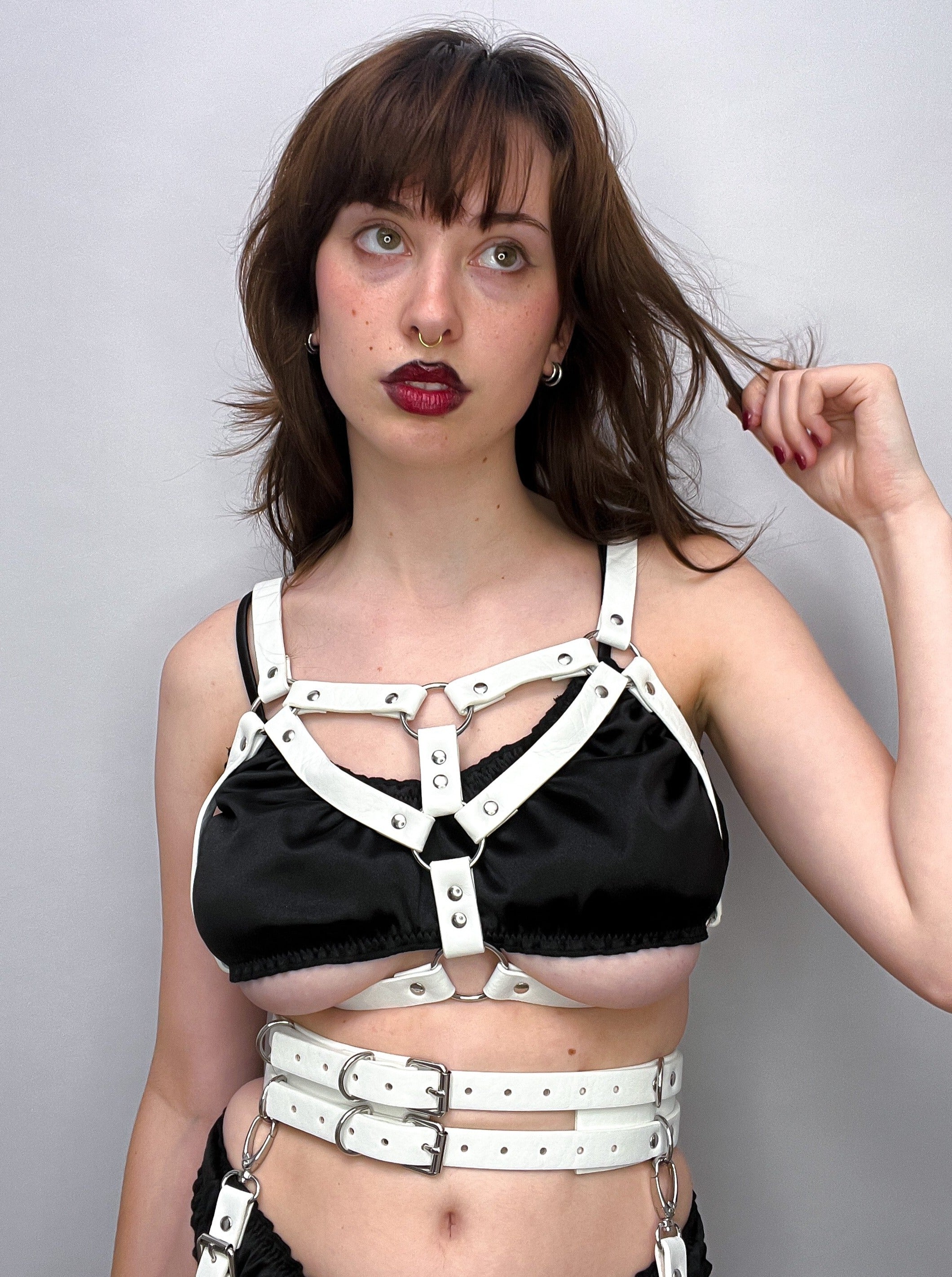      Lolliwrapsx_alex_chest_harness_marshmallow_white_faux_vegan_corn_leather_1