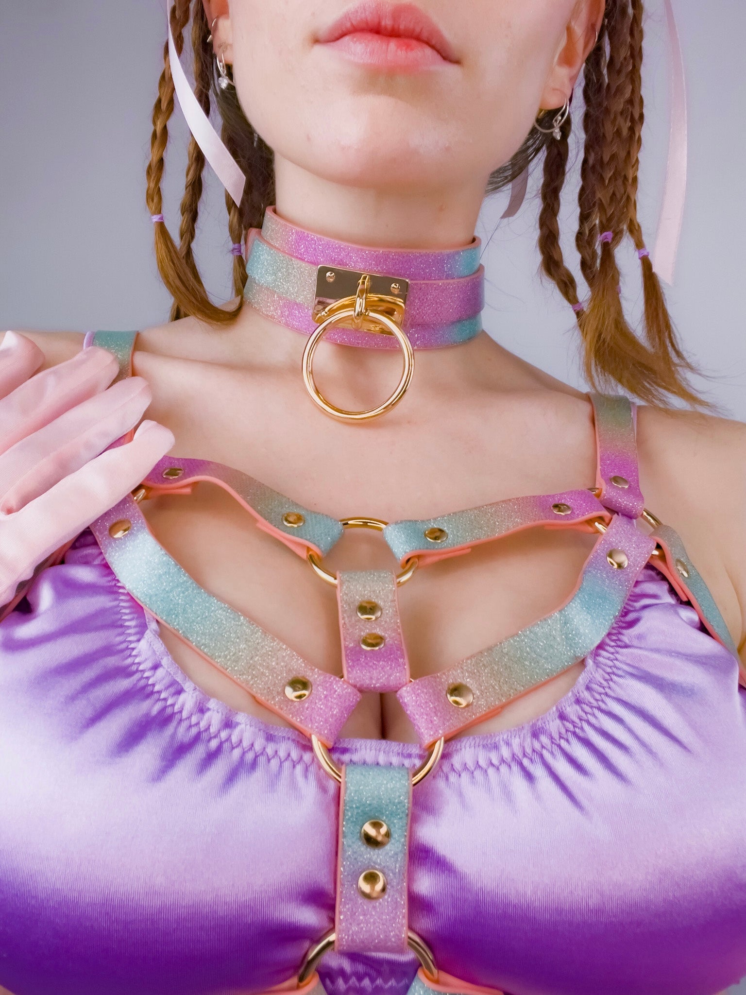 Lolliwrapsx_alex_chest_harness_pastel_galaxy_faux_vegan_leather_2