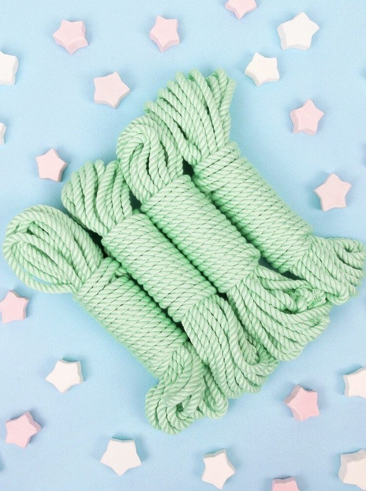 Shibari Rope_mint_silk bamboo_Vegan_Festival_Lolli Wraps_Australia