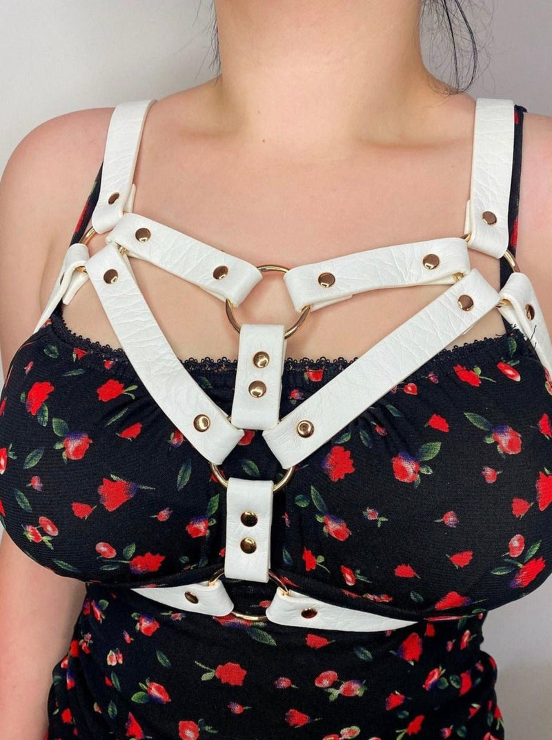 OLD SIZE ALEX CHEST HARNESS - MARSHMALLOW WHITE - Lolli Wraps