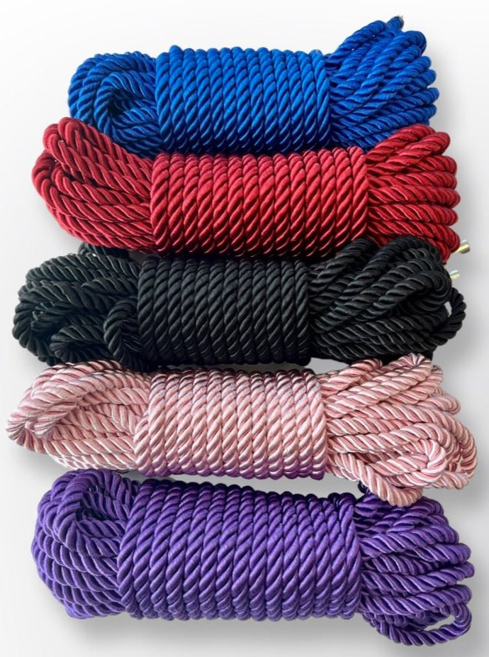 SILKY POLYESTER SHIBARI ROPE 32.8FT/10M - Lolli Wraps